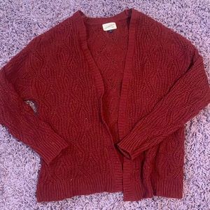 Universal Thread Goods Co. Burgundy Cardigan